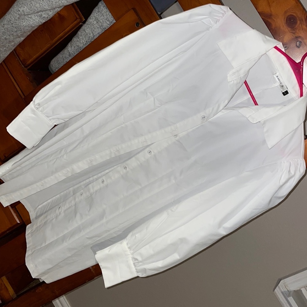 White button up shirt/dress